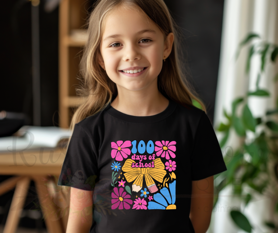 100 Days of School Flowers
