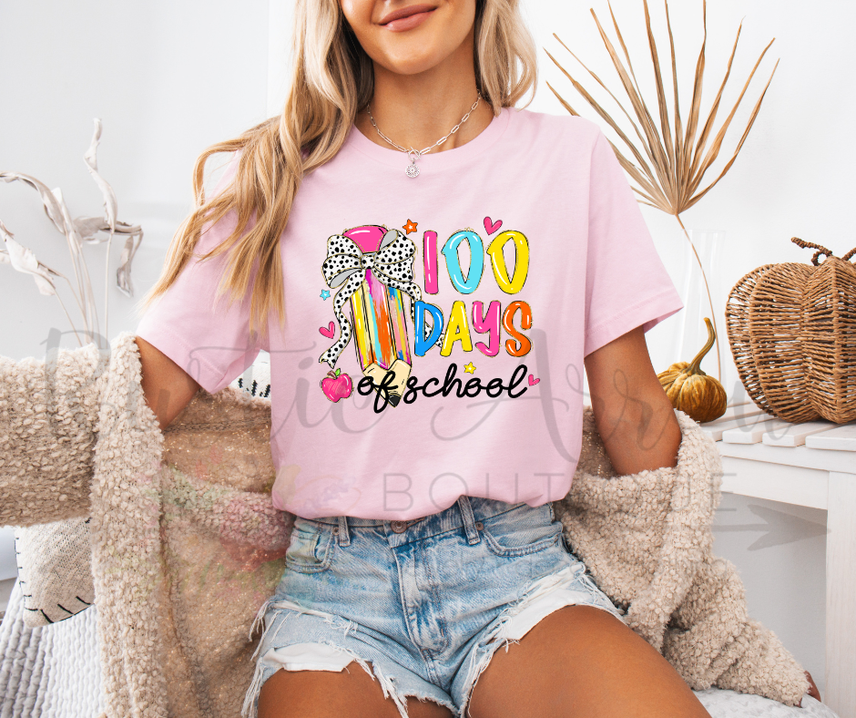 100 Days of School with Pencil