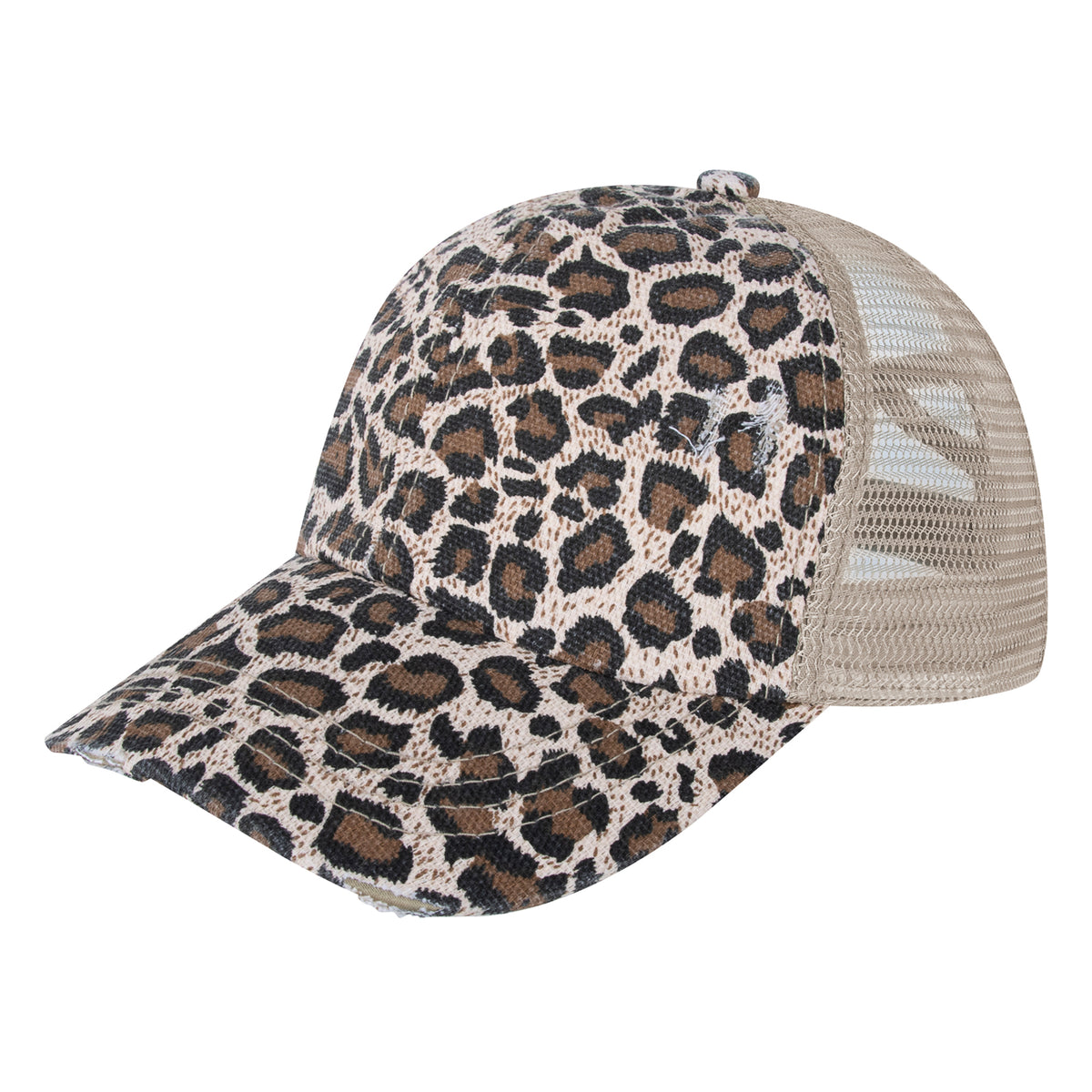 TOPTIE Ponytail Hat Washed Cotton High Bun Baseball Cap Distressed Cap for Women