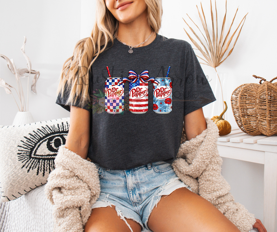4th of July Dr Pepper-Adult XL