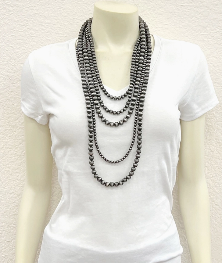 Handmade Navajo Bead Necklace, 736171