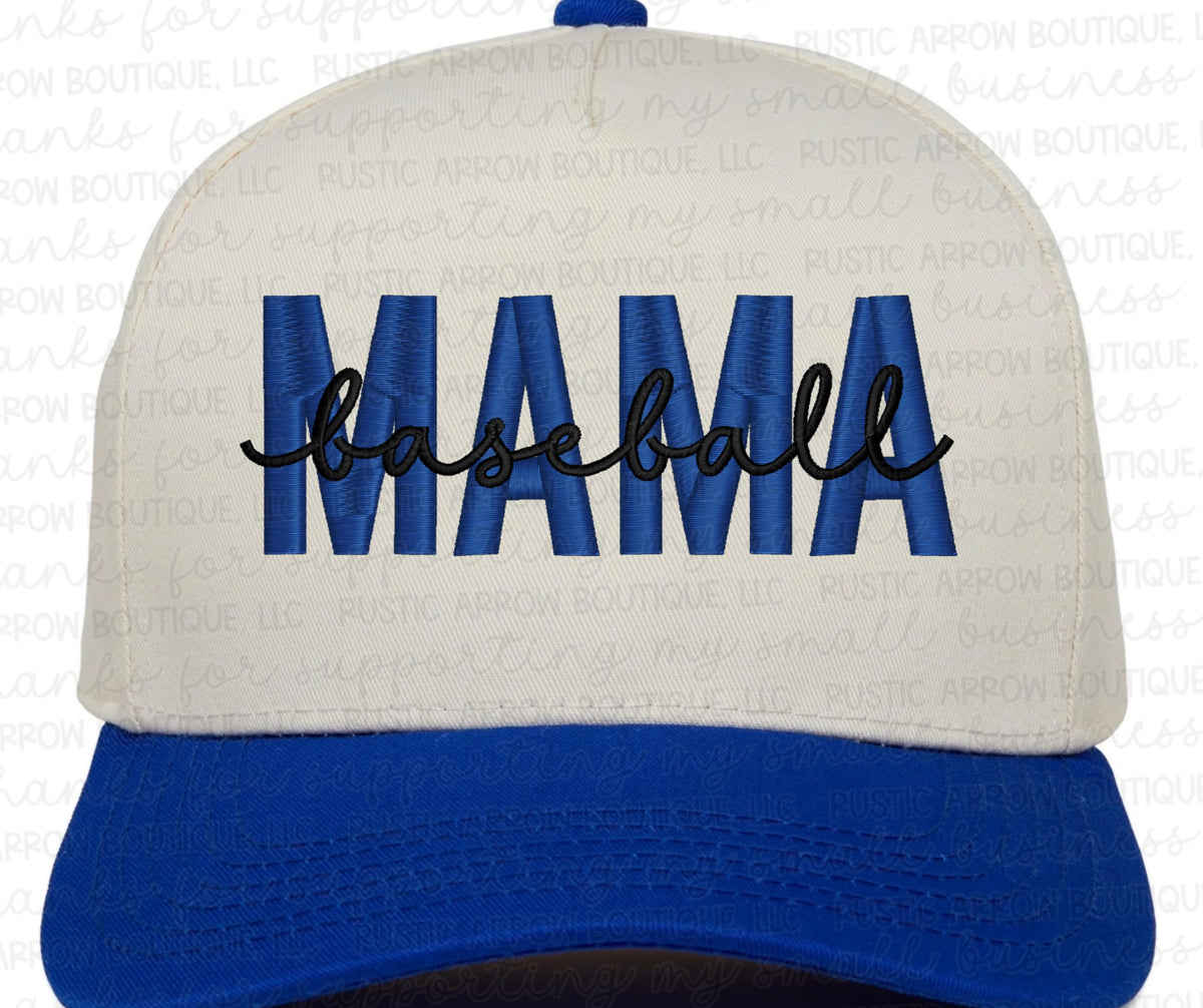 Blessed Mama Embroidered Hat