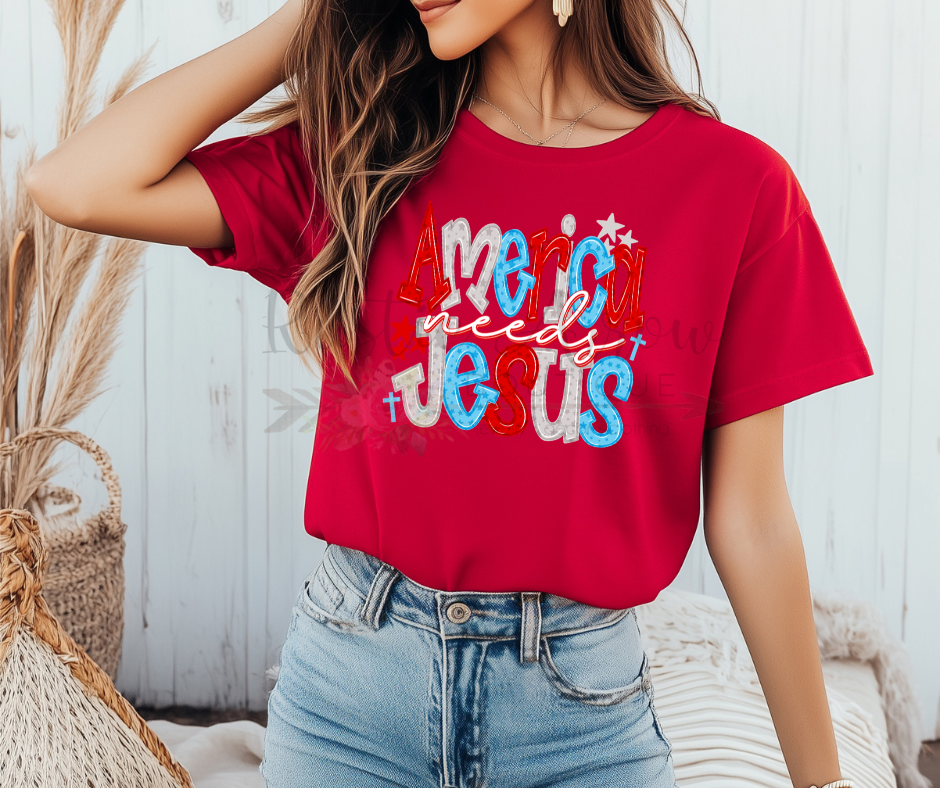 America Needs Jesus-Adult