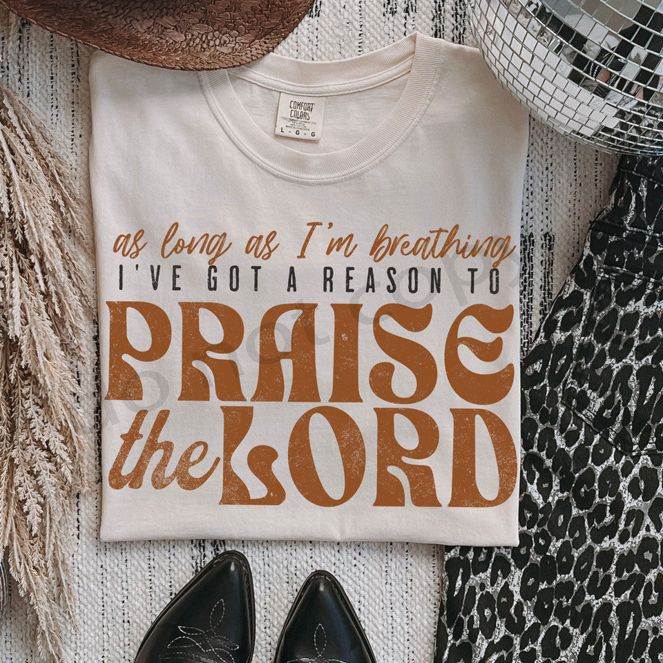 As Long As I'm Breathing I've Got A Reason To Praise The Lord