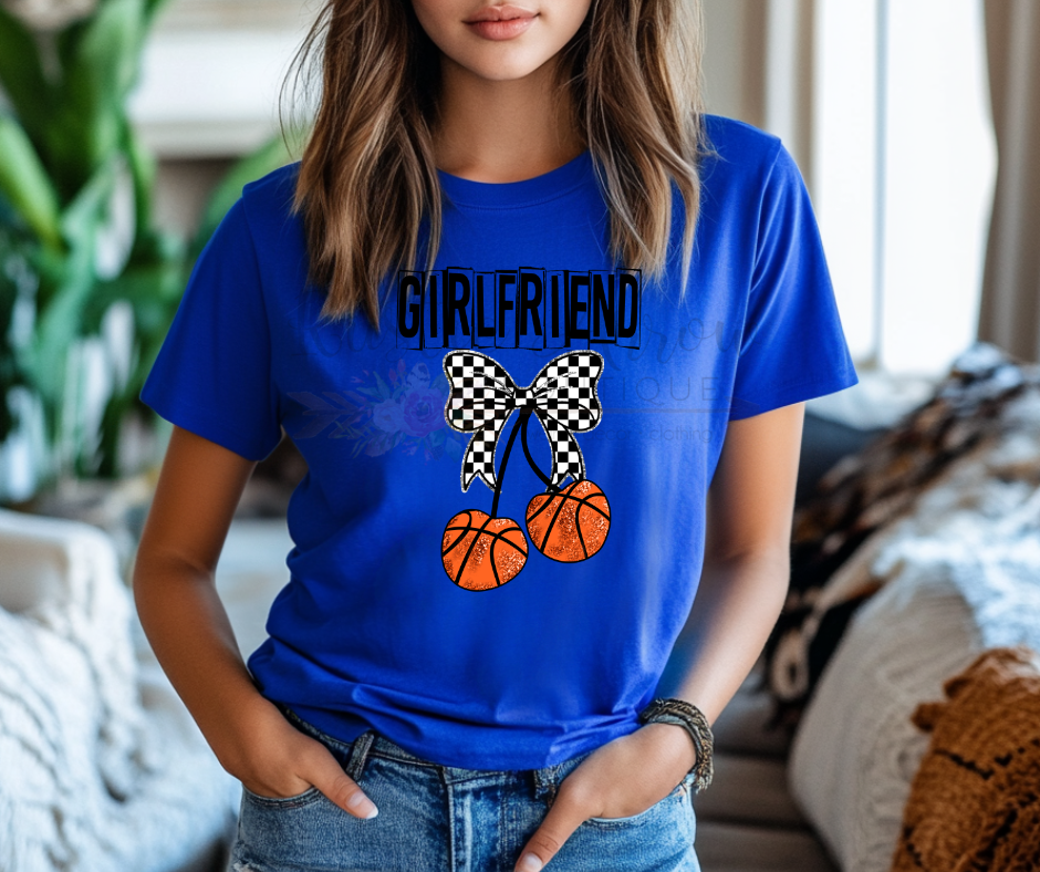 Checkered Basketball Cherries Girlfriend