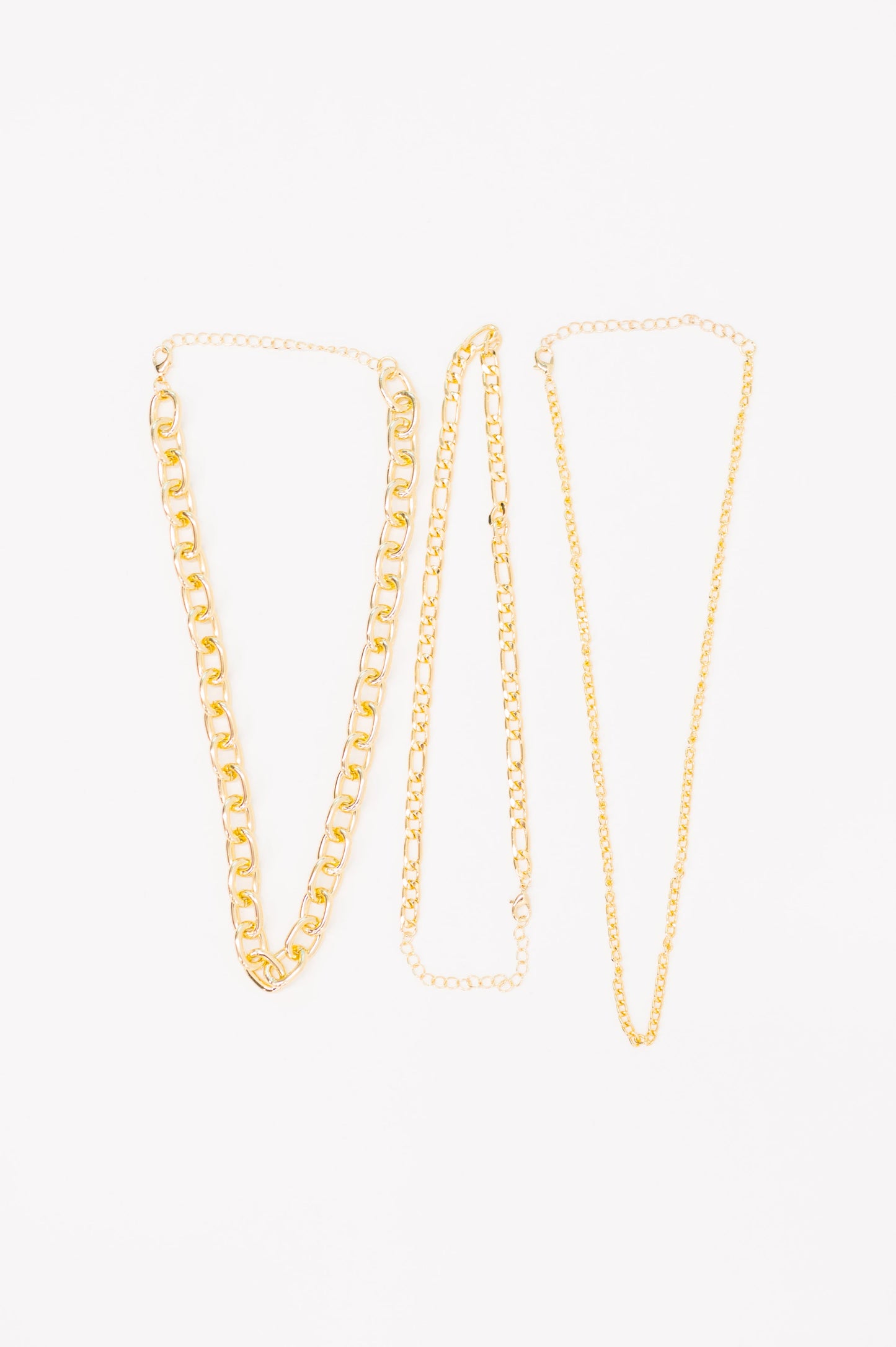 Big, Bold and Beautiful Layered Chunky Necklace in Gold