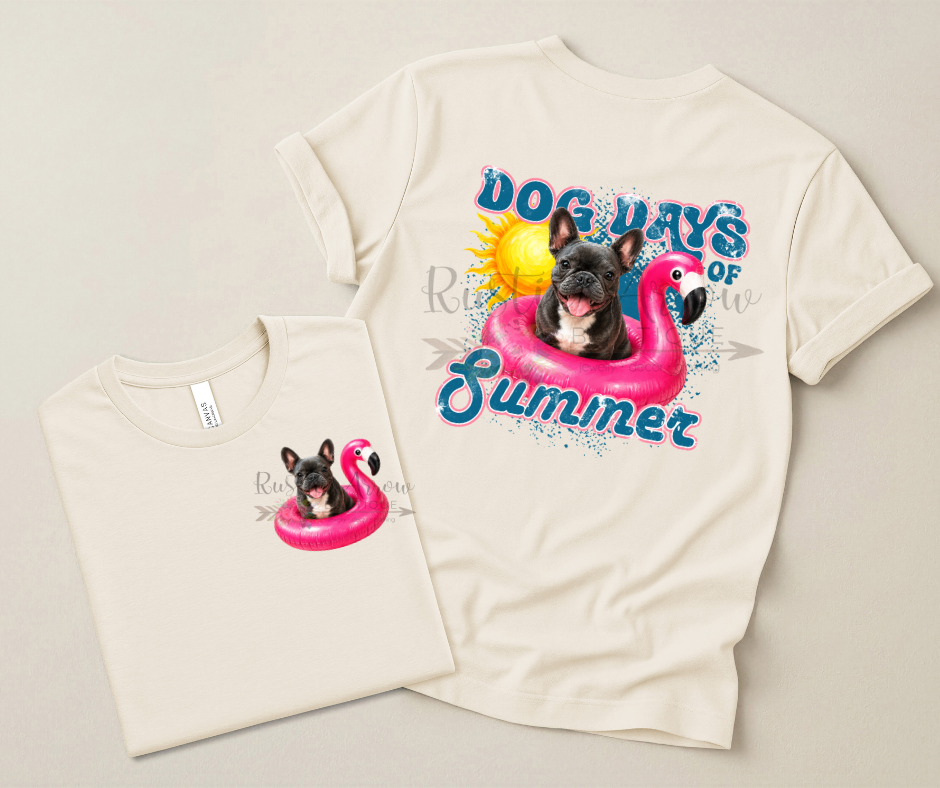 Black Frenchie Dog Days of Summer