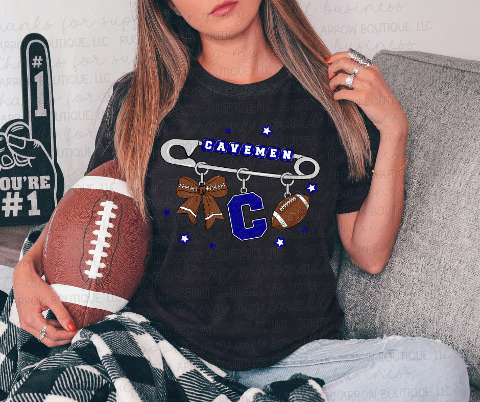 Carlsbad Cavemen Safety Pin