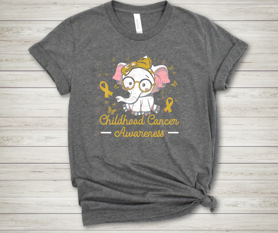 Childhood Cancer Awareness Elephant