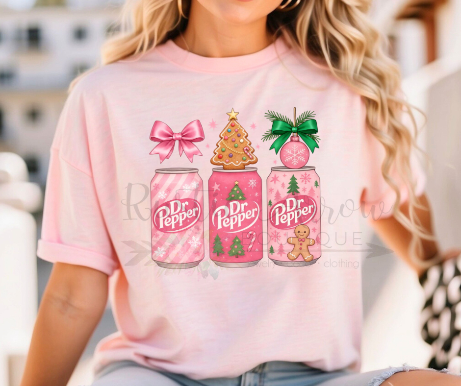 Pink Christmas Soda