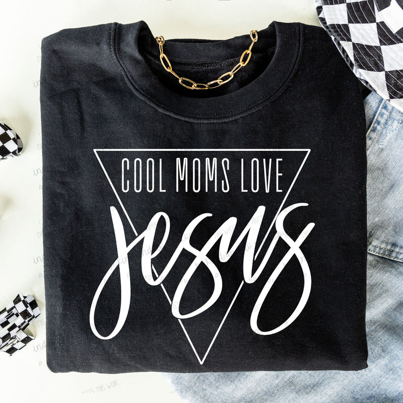 Cool moms love Jesus-Black
