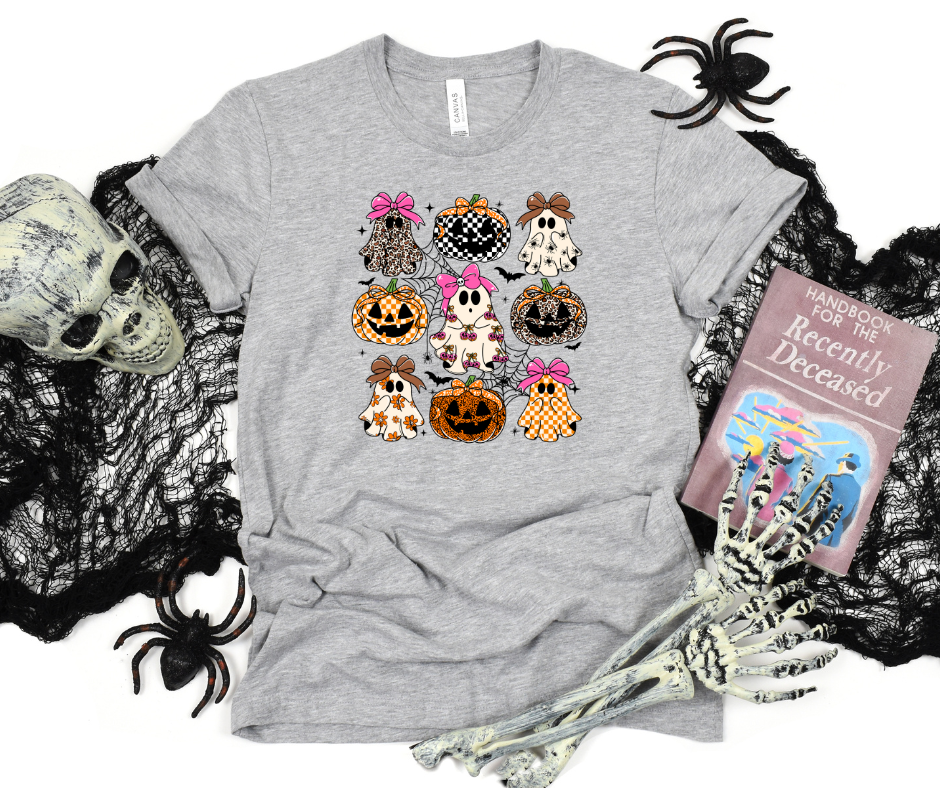 Coquette Leopard Pumpkin Ghost