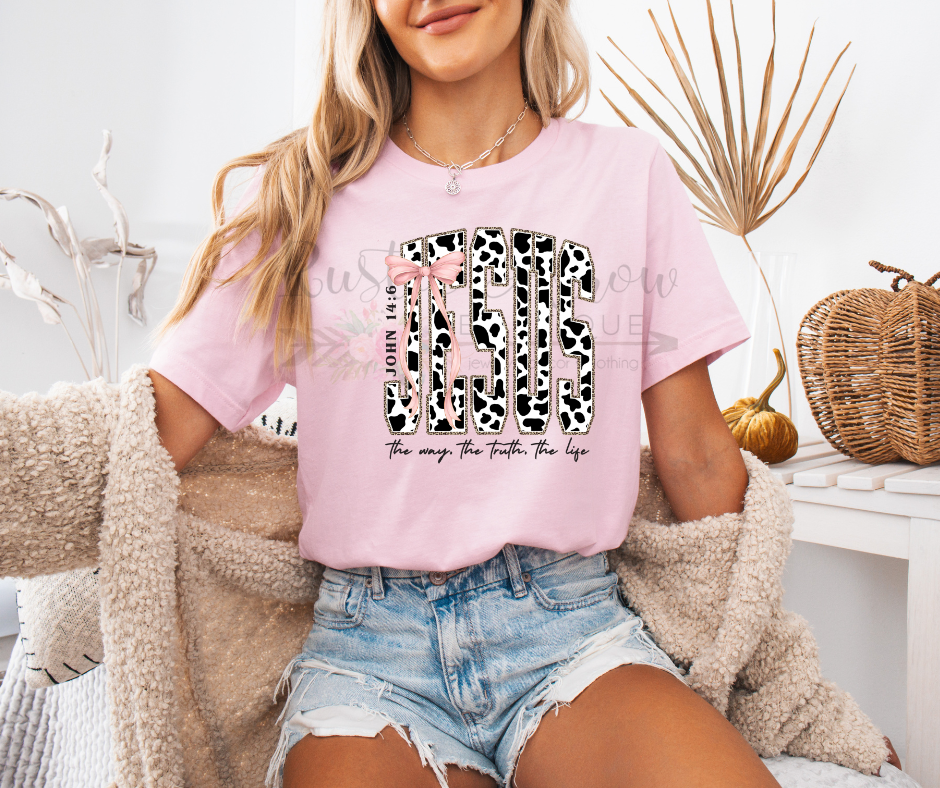 Cowprint Jesus John 14:6