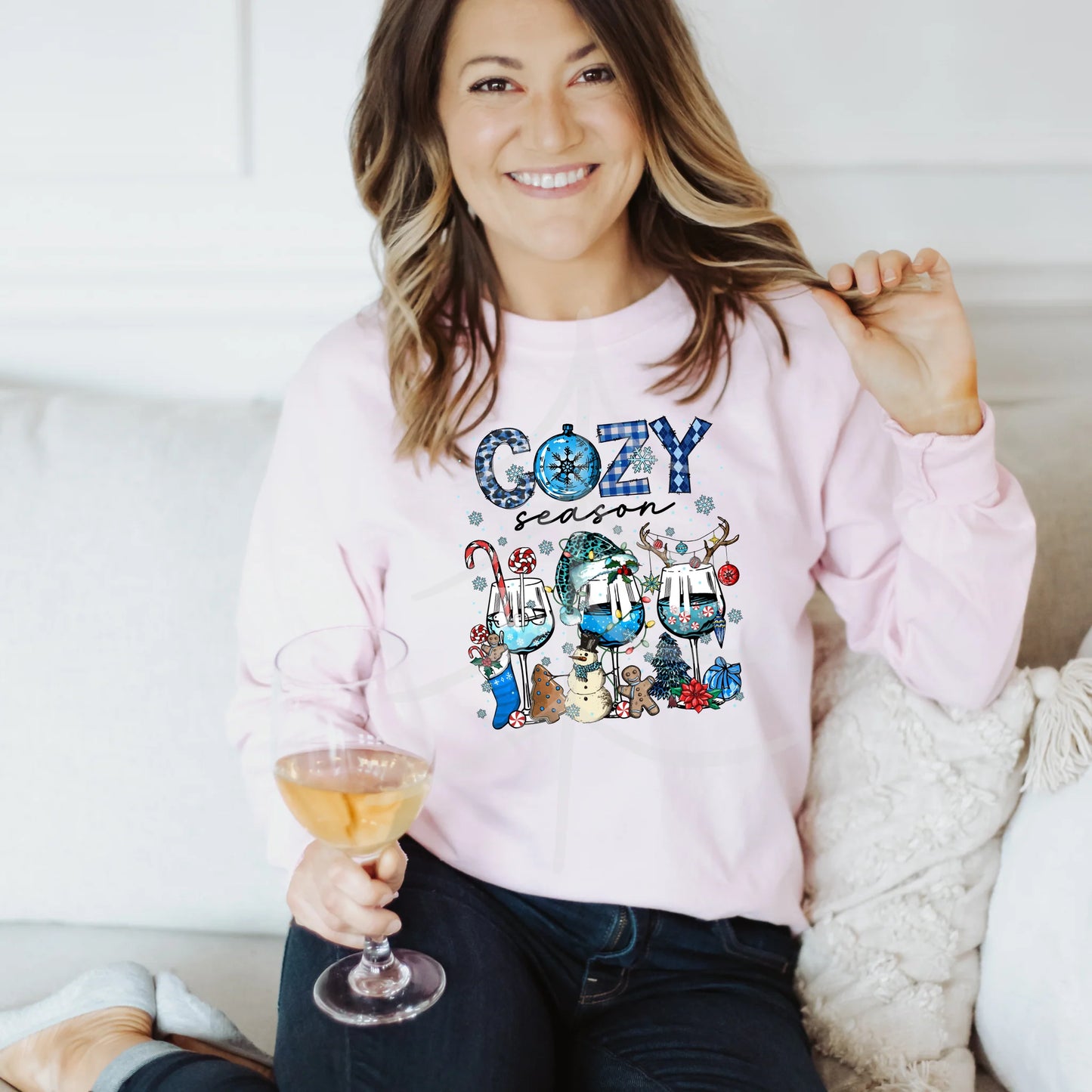 Cozy Season Wine Glasses