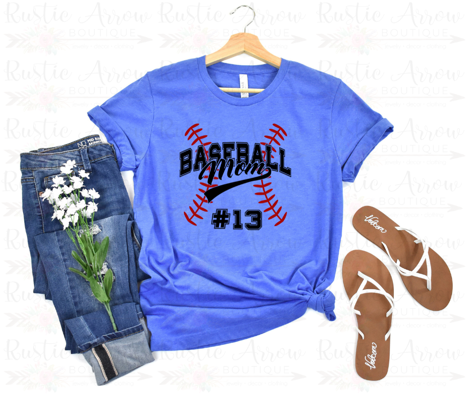 Custom Baseball Mama #