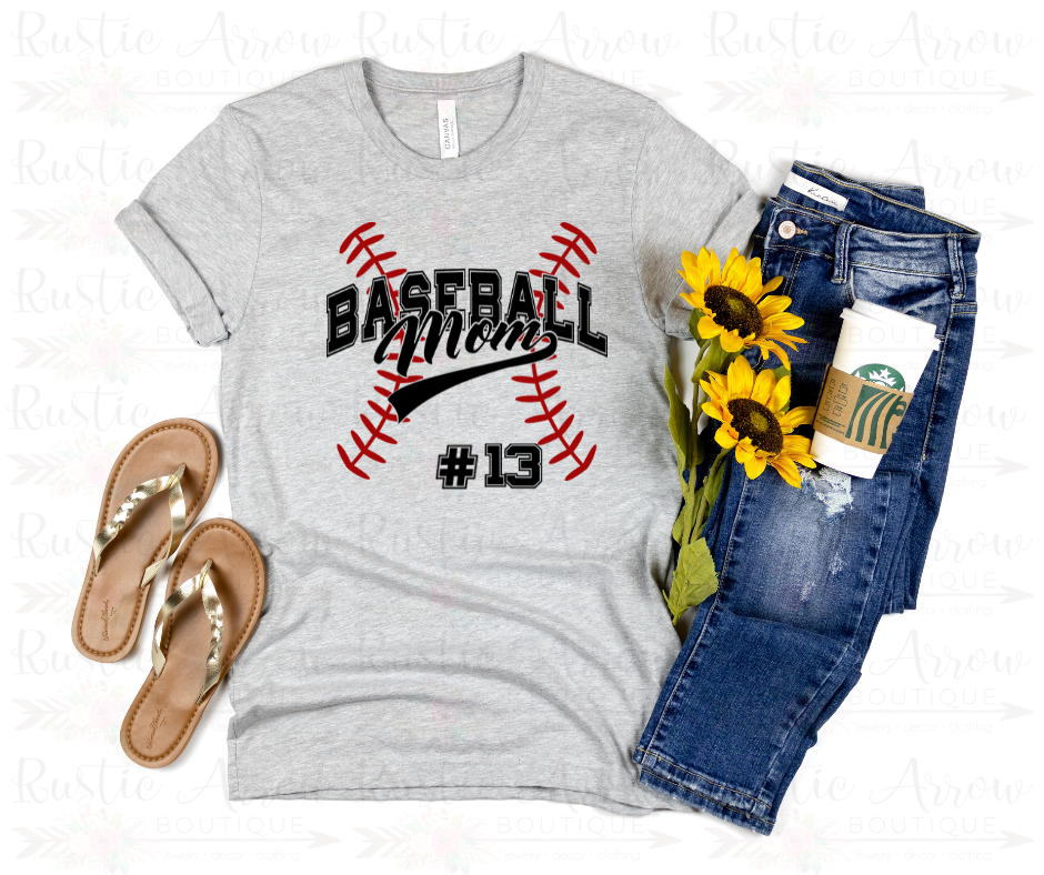 Custom Baseball Mama #