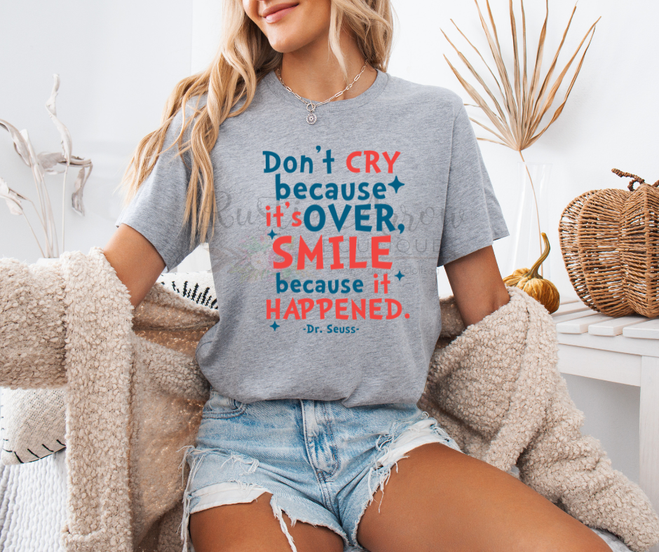 Don't Cry Because It's Over