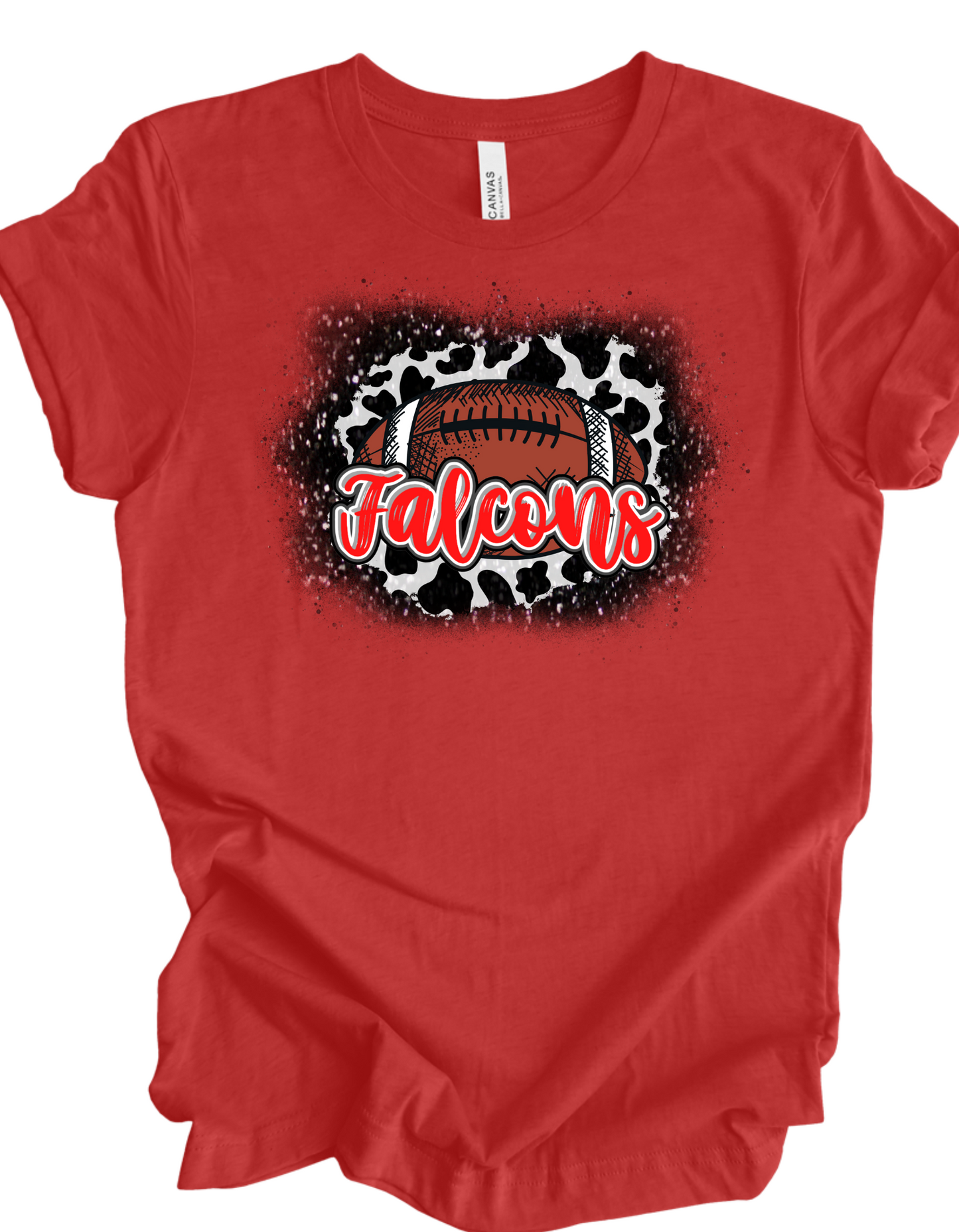 Falcons Cowprint with football