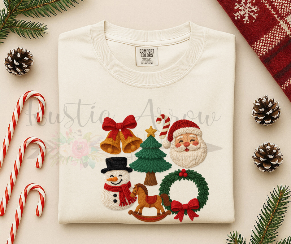 Faux Yarn Christmas