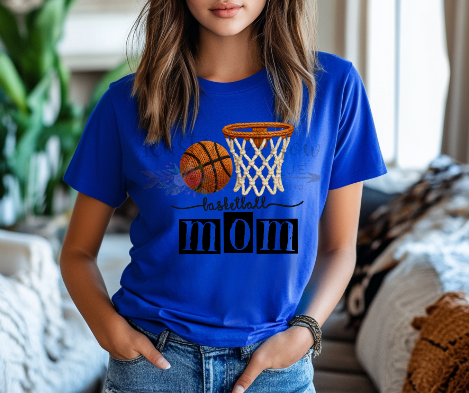 Faux Crochet Basketball Mom