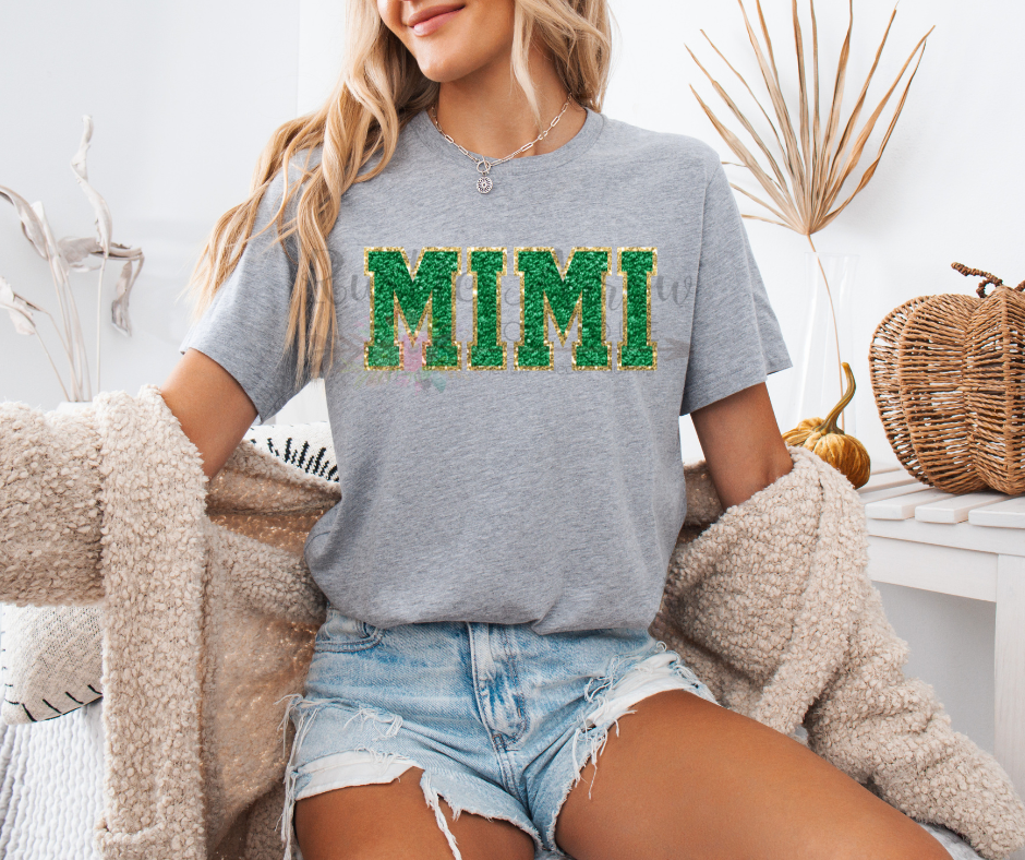 Faux Glitter St. Patrick's Day Mimi