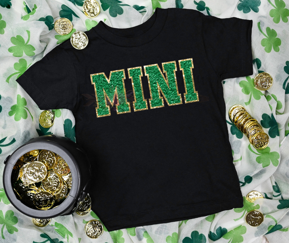 Faux Glitter St. Patrick's Day Mini