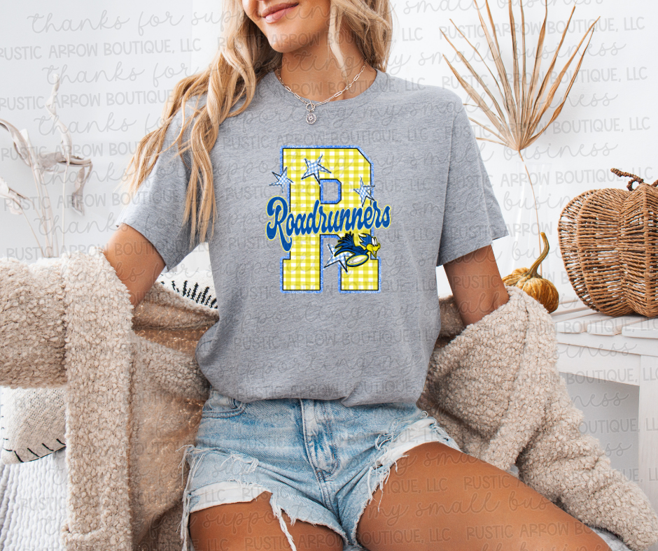 Gingham Ocotillo Roadrunners