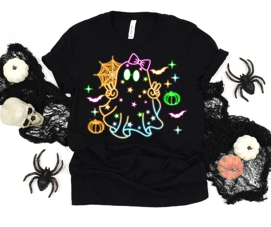 Girl Ghost with Spiderweb