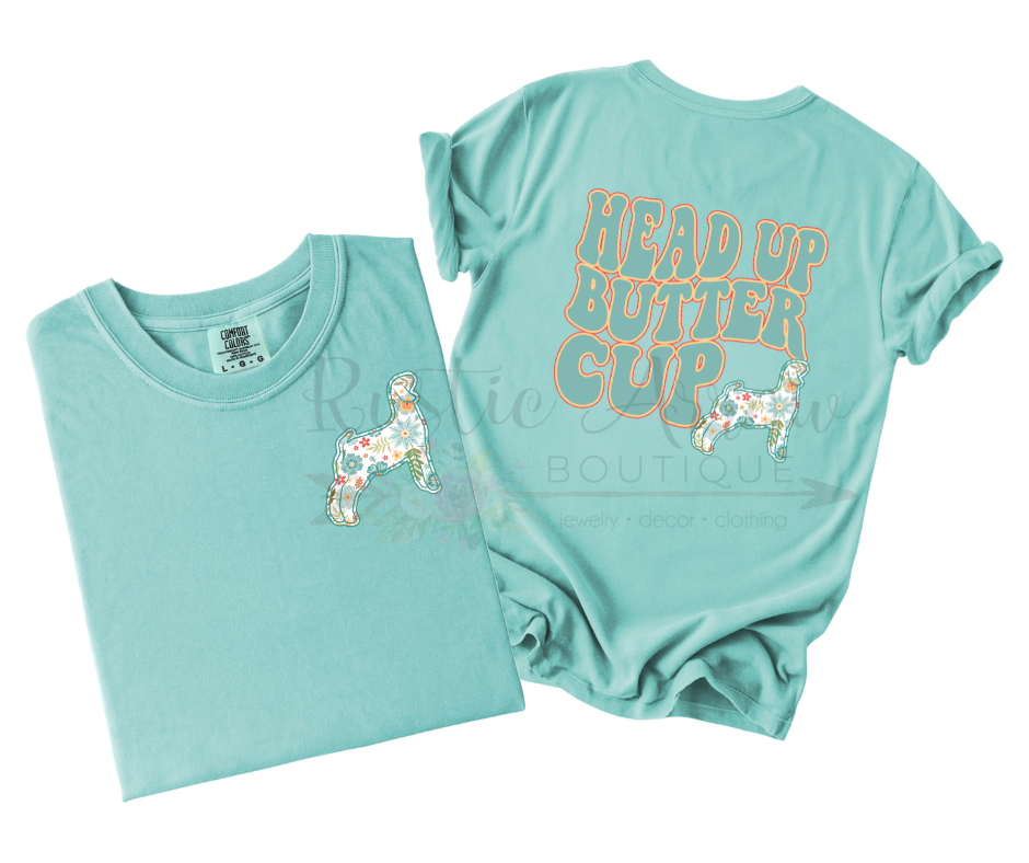 Heads Up Buttercup Show Goat