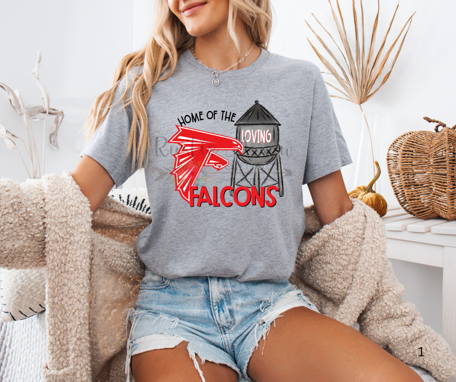 Home of the Falcons Water Tower