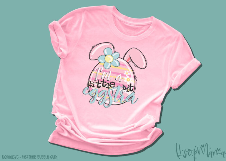 I'm a Little Bit Eggstra/Cream Color shirt