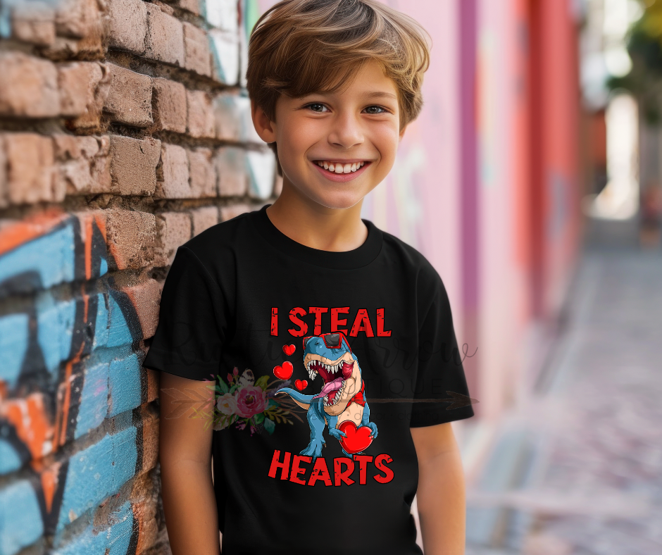 I Steal Hearts Dinosaur