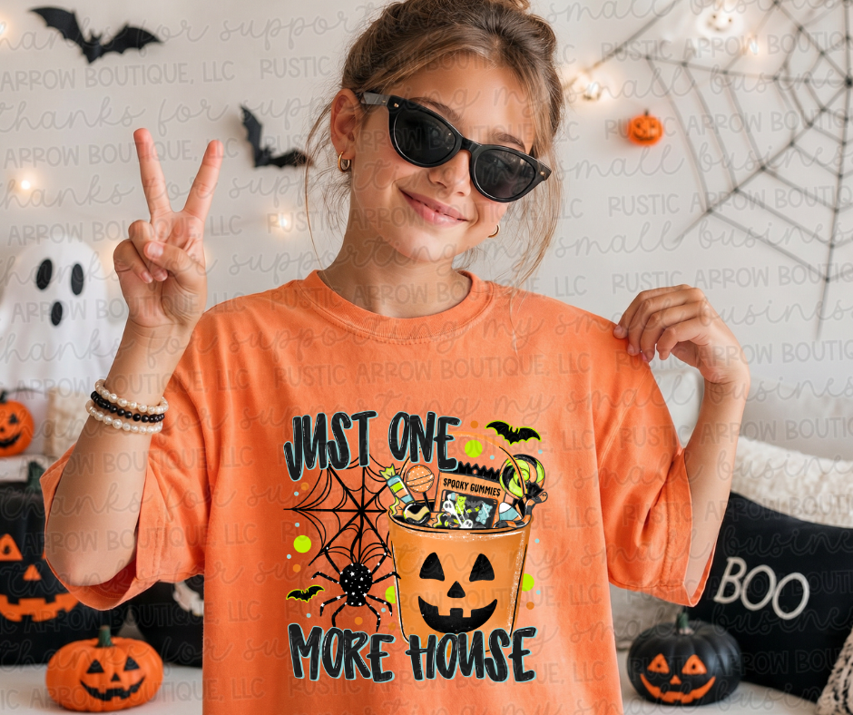 Just One More House Orange Bucket