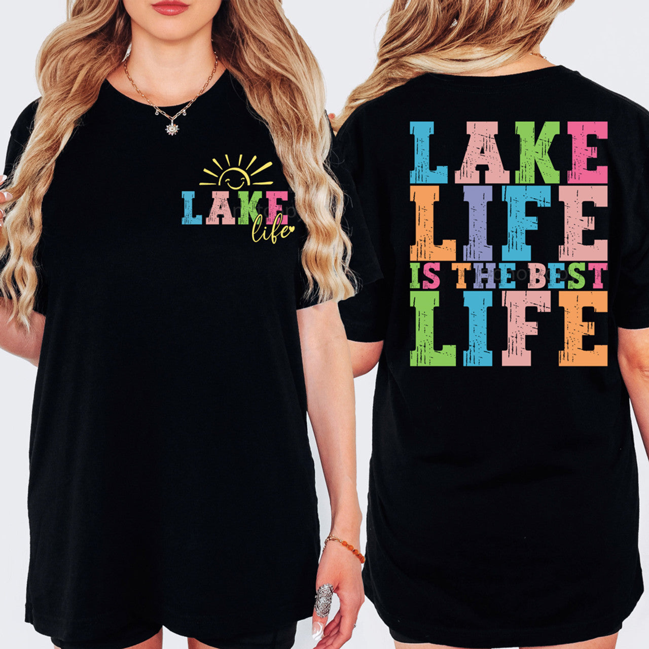 Lake Life Is The Best Life Colorful