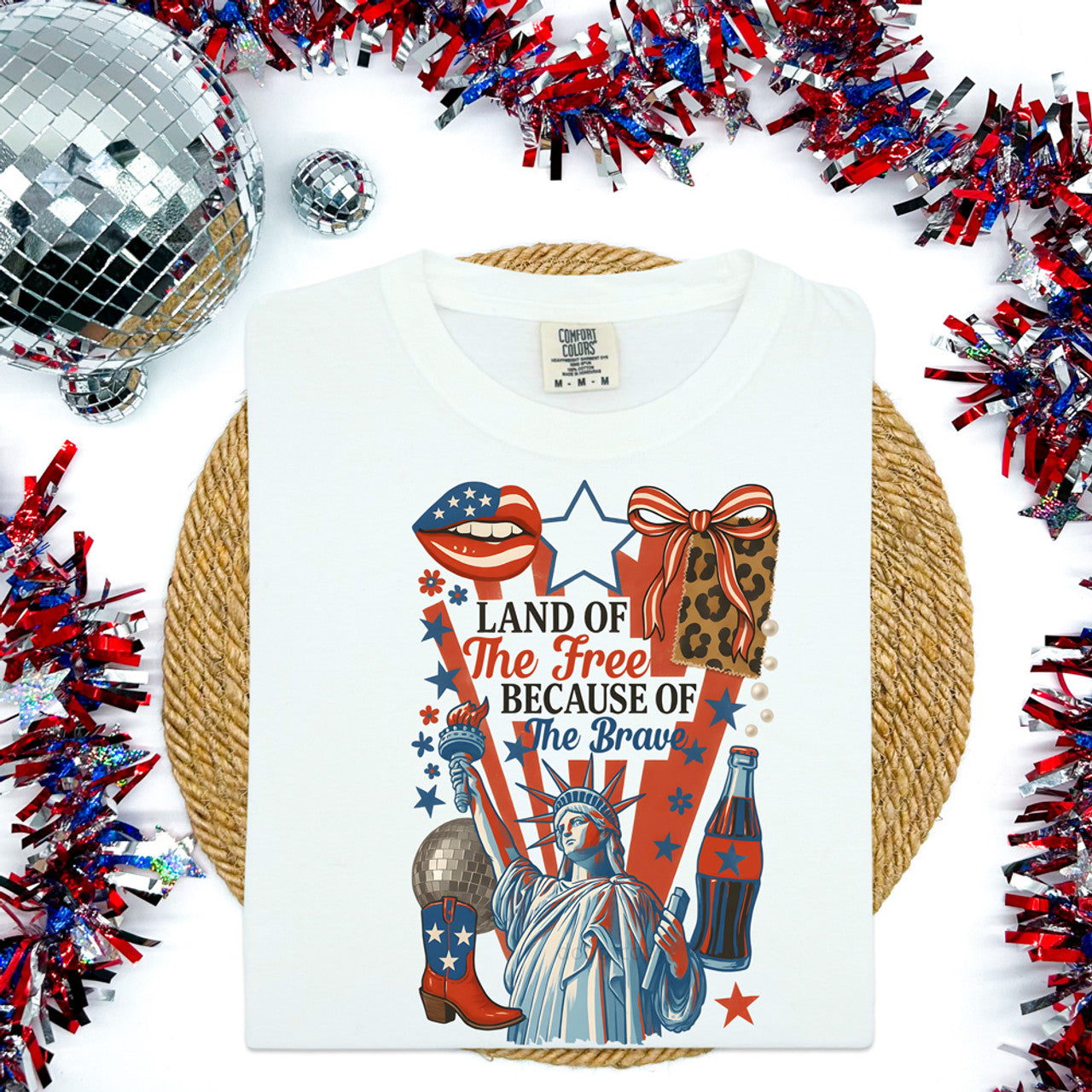 Land Of The Free Because Of The Brave Collage