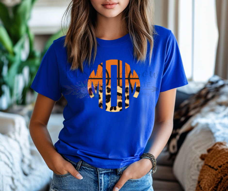 Leopard Basketball Mom