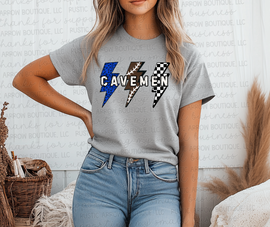 Lightening Bolts Cavemen