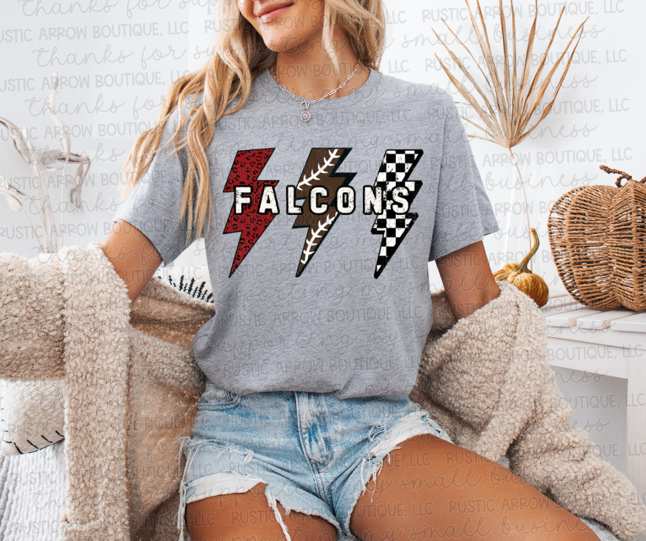 Lightening Bolts Falcons