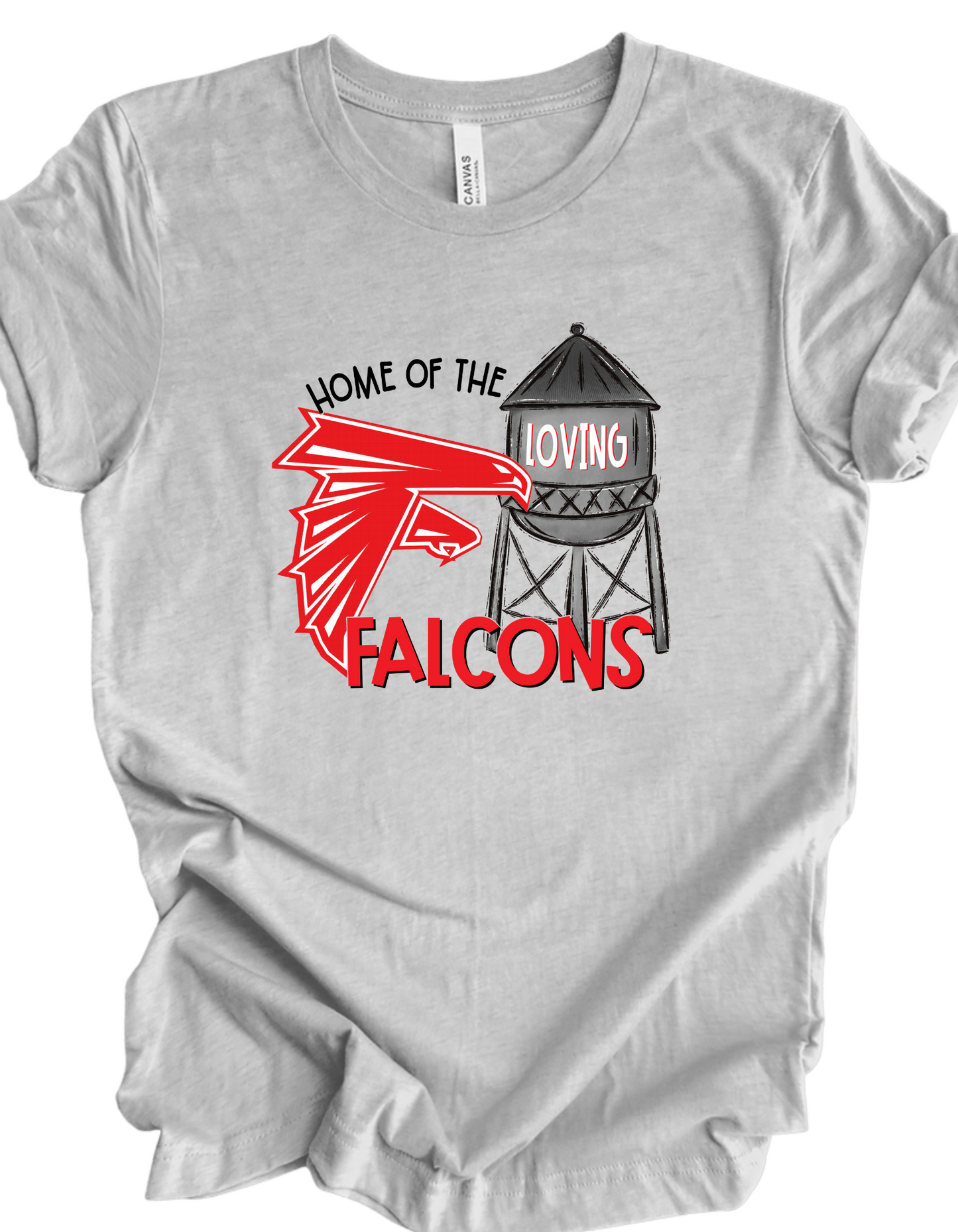 Home of the Falcons Water Tower