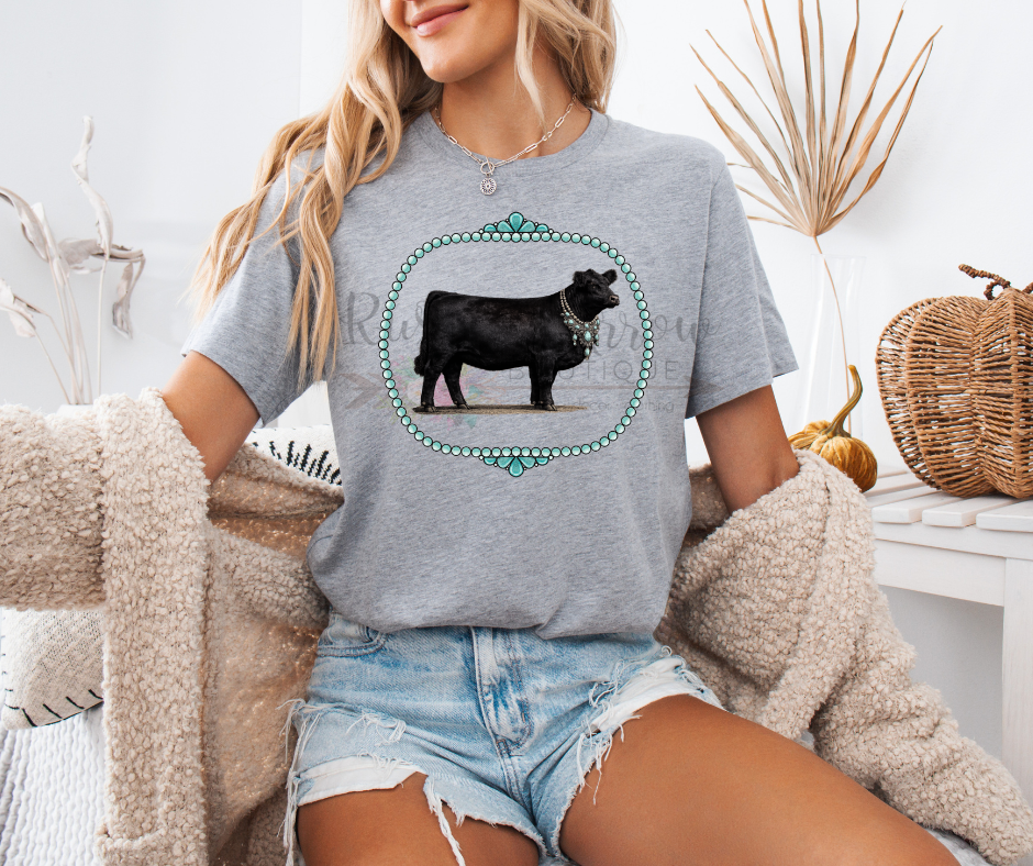 Market Heifer with Turquoise