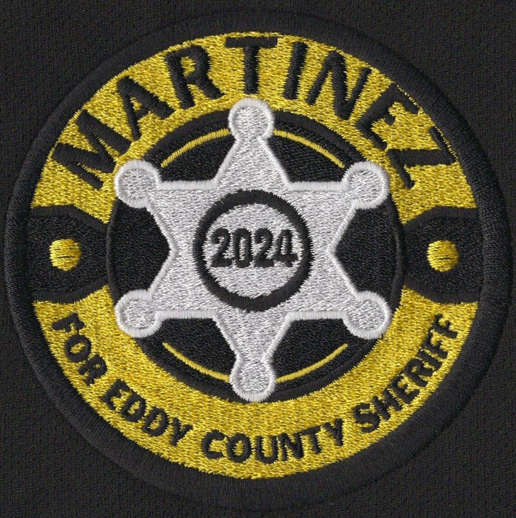 Martinez Badge up to 22,000 stitches