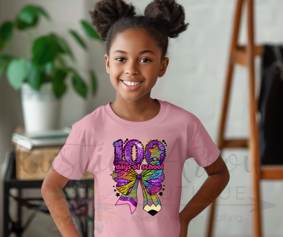 Neon 100 Days of School Sequins