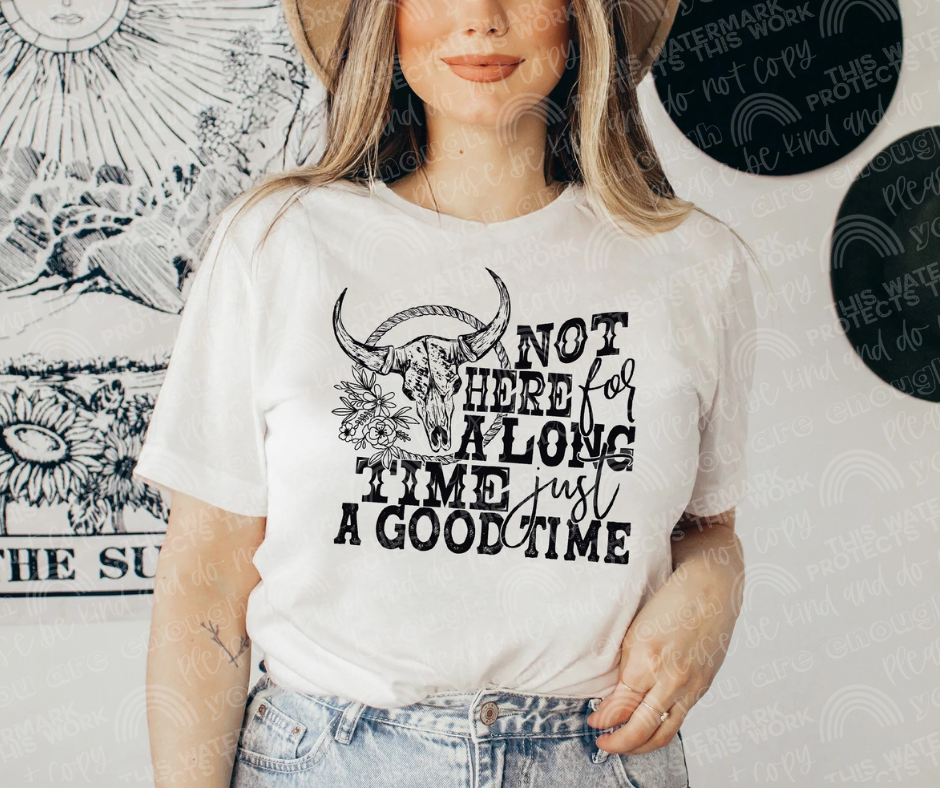Not Here for a Long Time, Just a Good Time