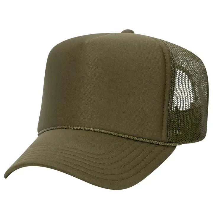 Otto 39-165 5-Panel High Crown Foam Trucker Hats