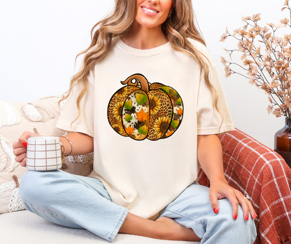 Pumpkin and Sunflowers