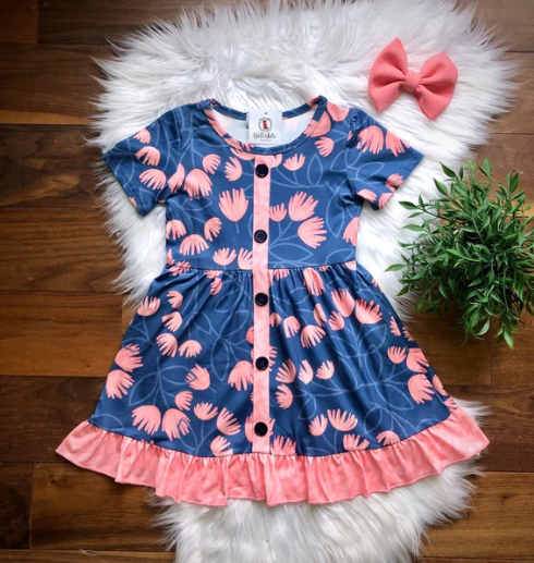 Soft Pink Dress by Wellie Kate