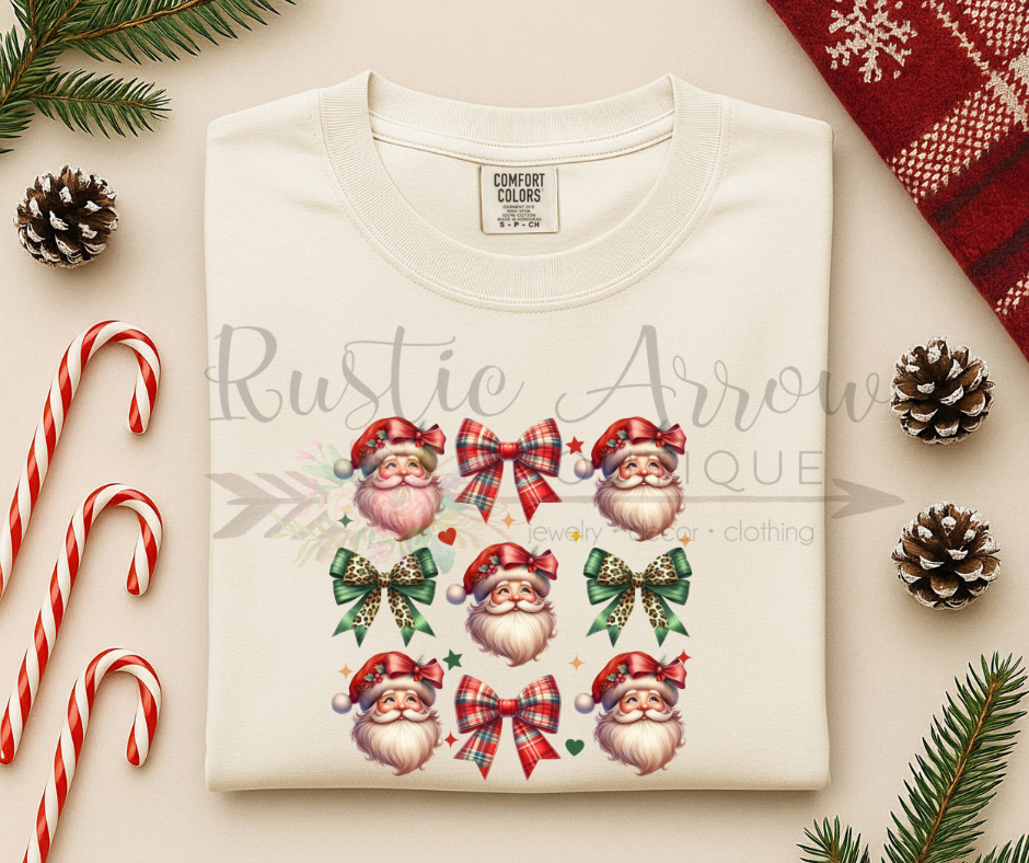 Santa and Bow Coquette