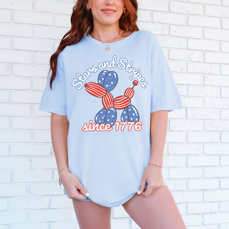Stars And Stripes Ballon Dog