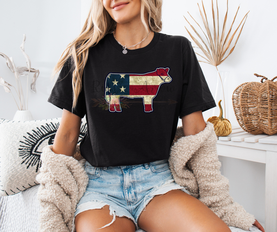 Steer Vintage Flag