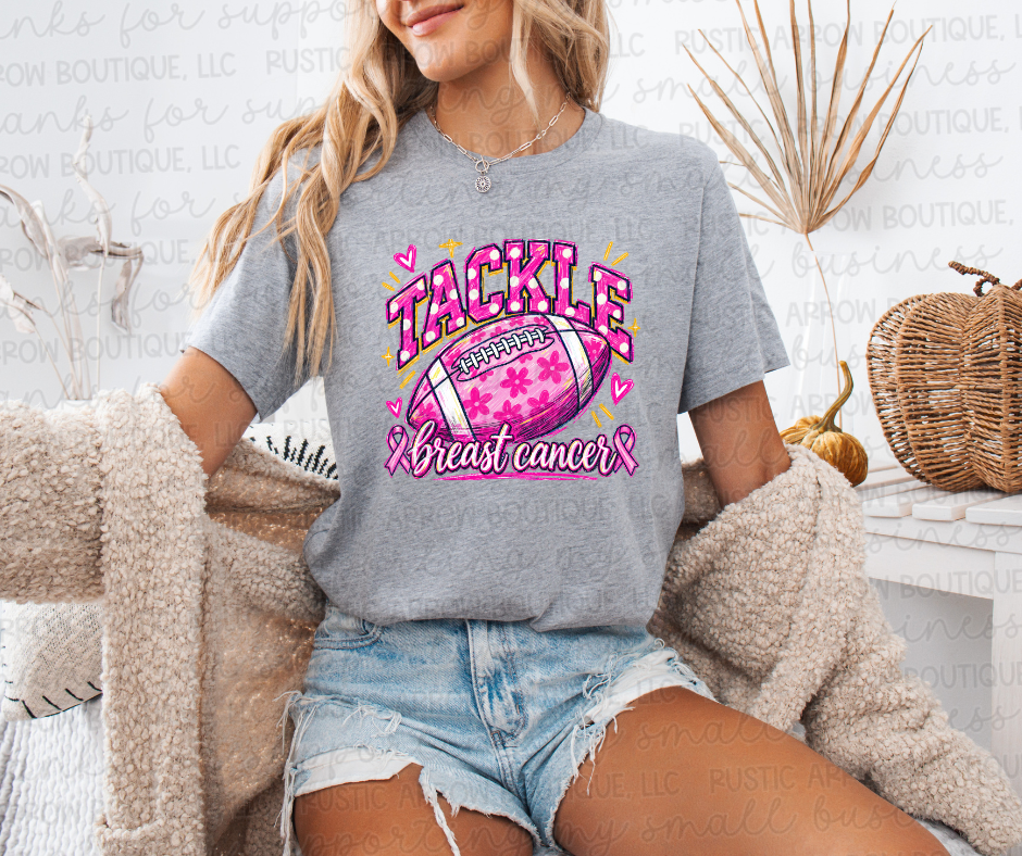 Tackle Breast Cancer Football